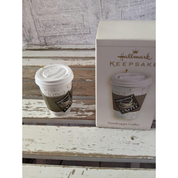 Hallmark good cuppa coffee mug espresso ornament X - Picture 1 of 6